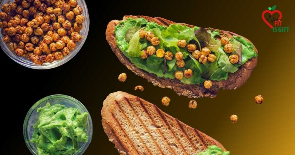 toast with avocado and chickpeas - How To Make Healthy Vegan Breakfast Ideas For Weight Loss