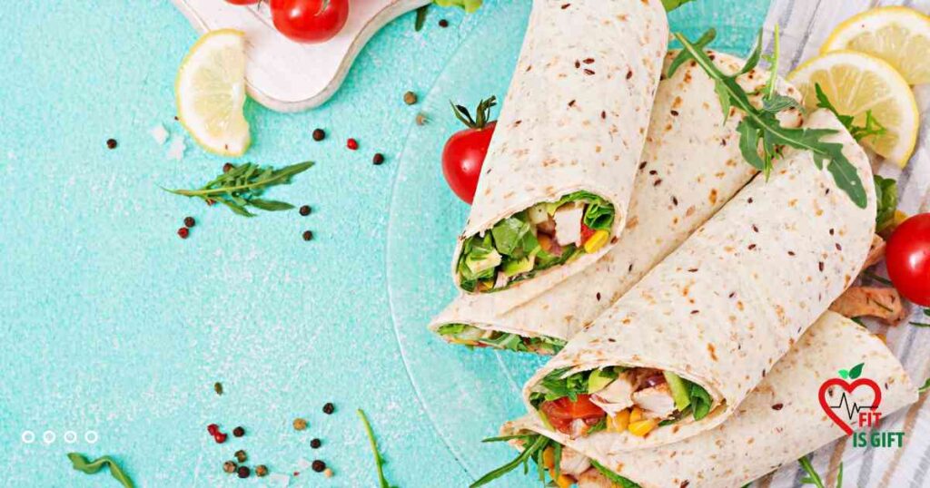 Wrapped breakfast burritos - Healthy Vegetarian Breakfast Meal Prep