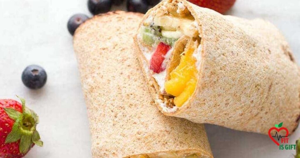 Greek Yogurt and Berry Wrap - How to make Healthy Breakfast Wraps for Weight Loss