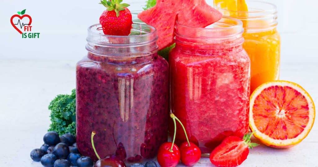 Smoothie with a Lot of Protein - How To Make Healthy Liquid Breakfast (4)