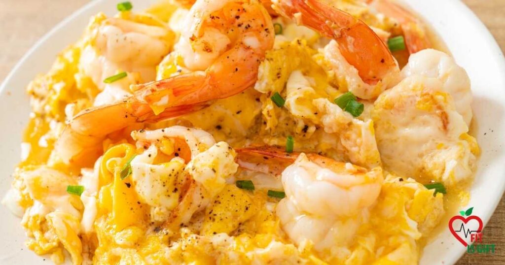 Shrimp and Vegetable Omelette - Powerful Ideas for Healthy Pescatarian Breakfast