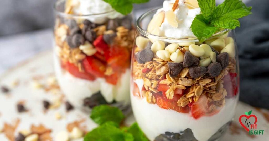 Parfait with Greek Yogurt, Berries, and Walnuts - Powerful Ideas for Healthy Pescatarian Breakfast